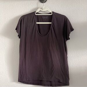 Everlane Brown Supima Cotton Top – Size Small